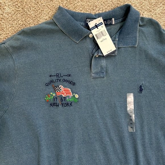 Polo RARE mens New York 1967 size XXL polo shirt nwt - Picture 2 of 3